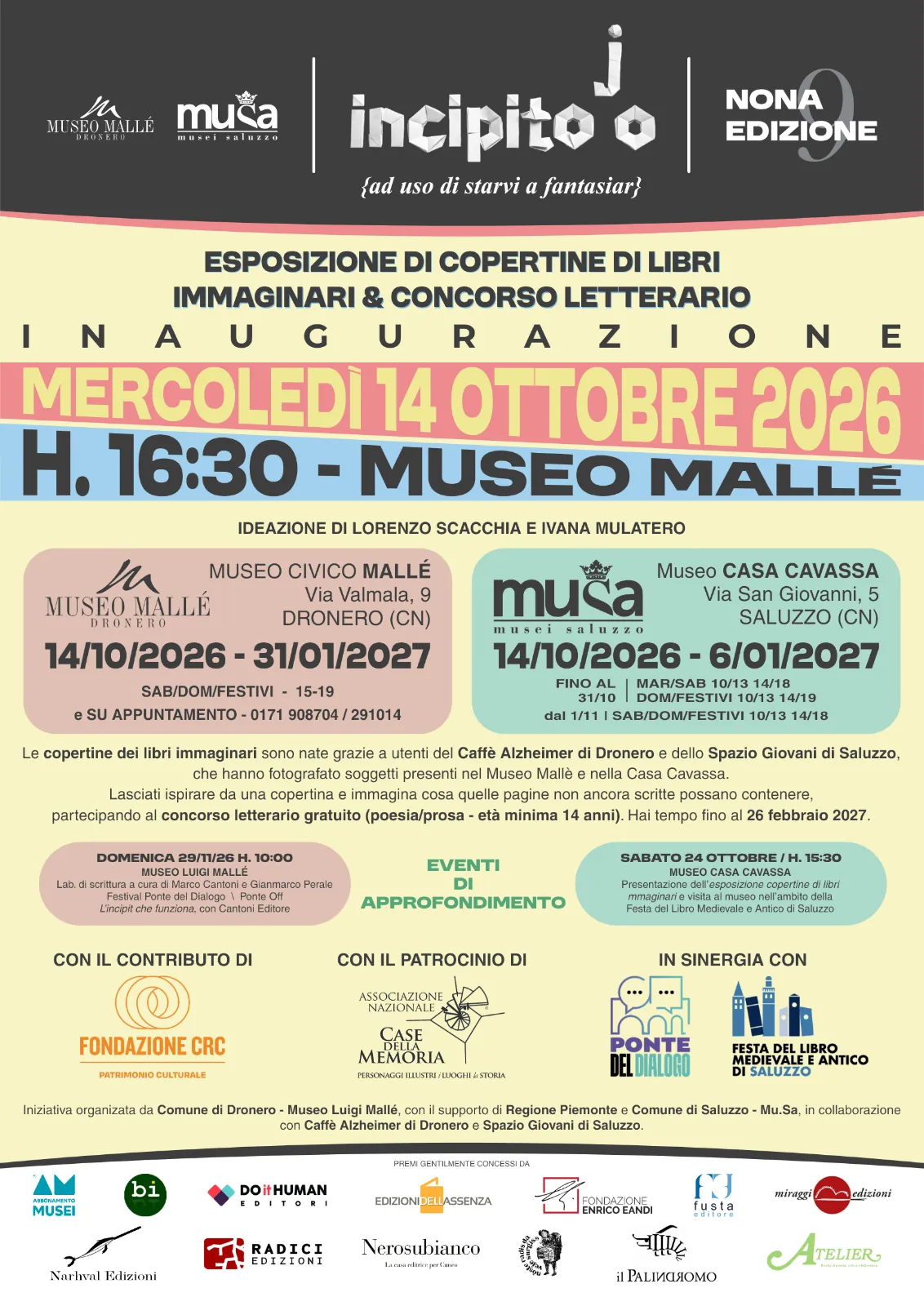 Nona edizione, Piemonte: Casa Cavassa & Museo Mallé