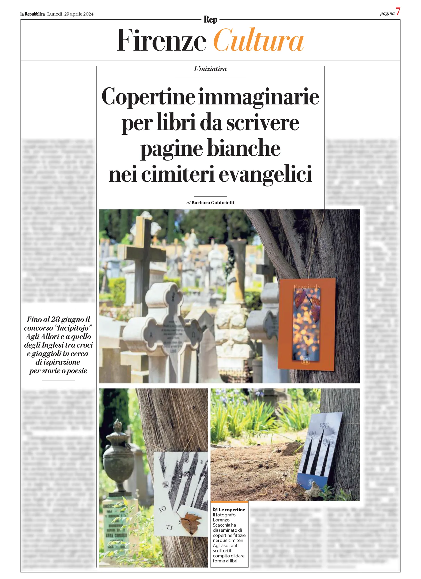 Incipitojo on Florence’s la Repubblica
